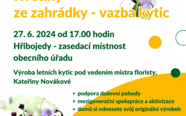 Vazba kytic ze zahrádky