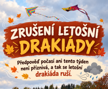 Drakiádu letos rušíme