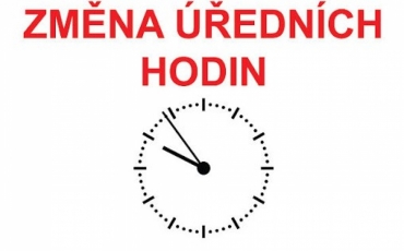 Změna úředních hodin