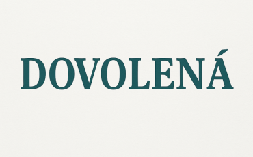 10. 7. DOVOLENÁ Změna úředních hodin