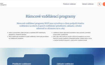  Veřejná konzultace k revizi vzdělávacích programů (RVP)