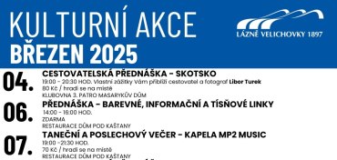 Kulturní program LÁZNÍ VELICHOVKY