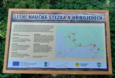 Pozvánka na slavnostní otevření Lesní naučné stezky v Hřibojedech