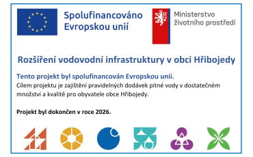 Slavnostní uvedení rozšířené vodovodní infrastruktury do provozu