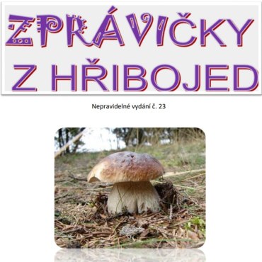 Nové Zprávičky z Hřibojed