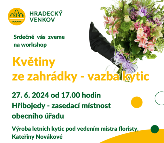 Vazba kytic ze zahrádky