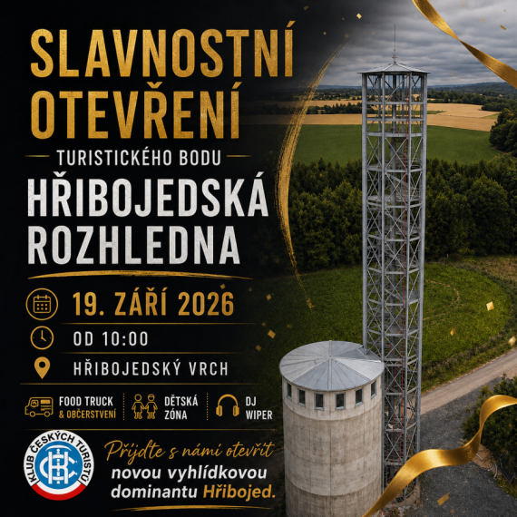 Otevření turistického bodu Hřibojedská rozhledna