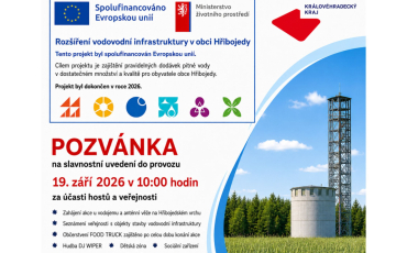 Uvedení vodovodní infrastruktury do provozu