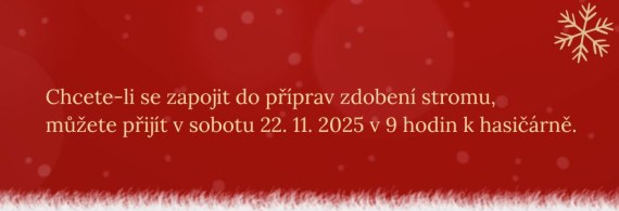 Zdobení vánočního stromu