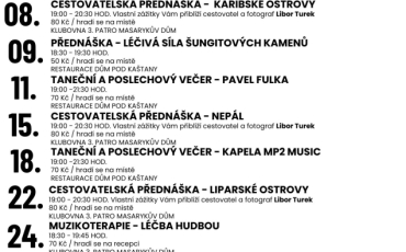 Kulturní akce pro veřejnost